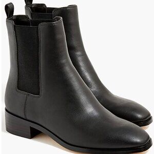 J. Crew Black Ankle Boots